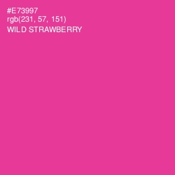 #E73997 - Wild Strawberry Color Image